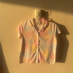 Falls Creek Pastel Button-Up Shirt